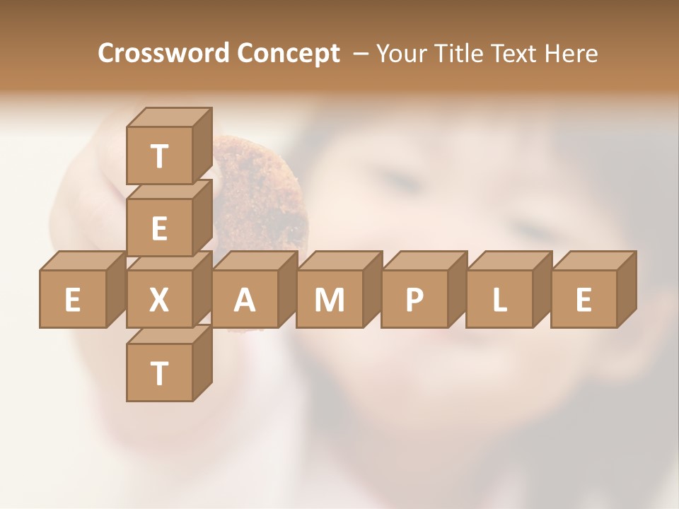 Happy Chocolate Cookie Snack PowerPoint Template