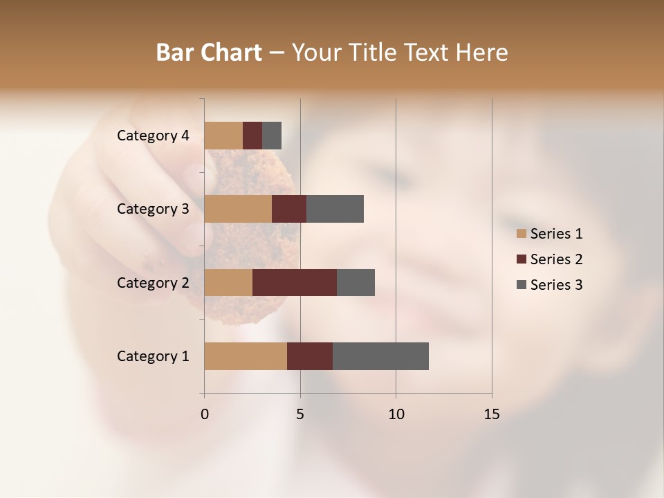 Happy Chocolate Cookie Snack PowerPoint Template