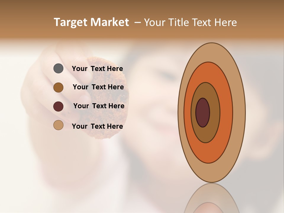 Happy Chocolate Cookie Snack PowerPoint Template