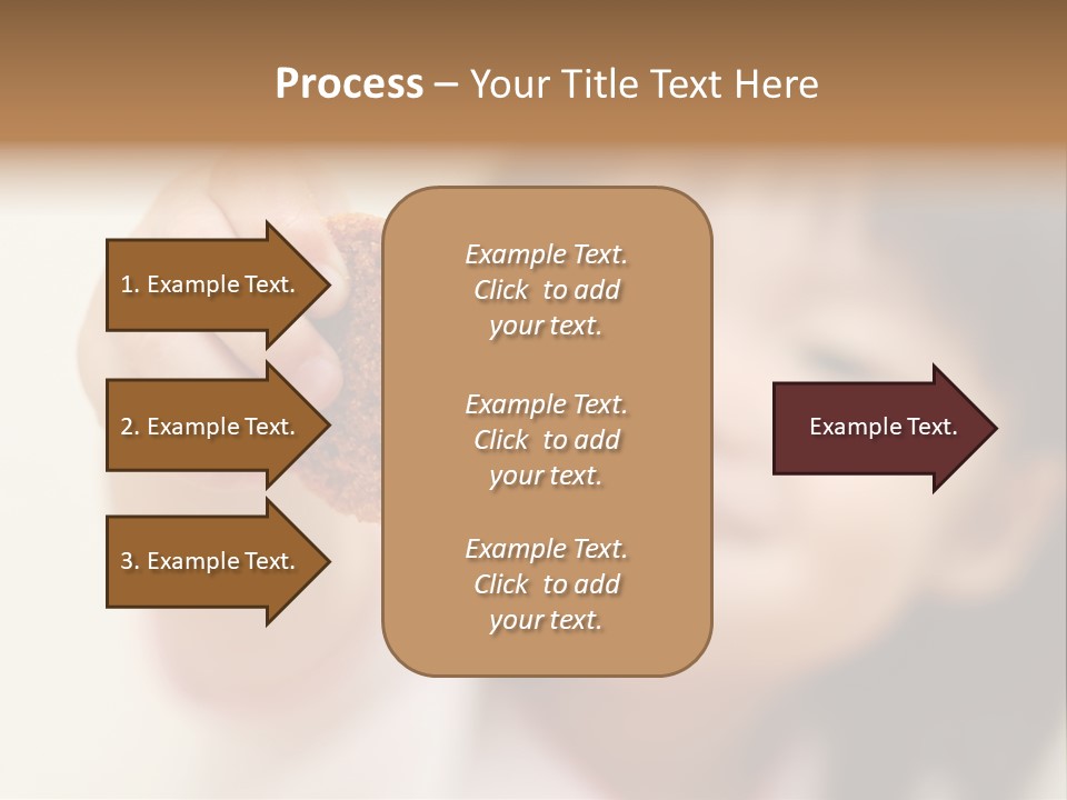 Happy Chocolate Cookie Snack PowerPoint Template