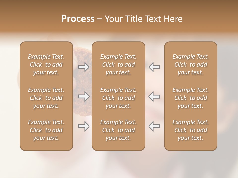 Happy Chocolate Cookie Snack PowerPoint Template