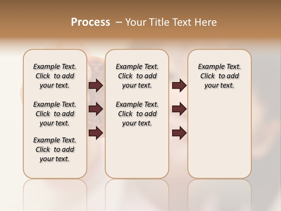 Happy Chocolate Cookie Snack PowerPoint Template