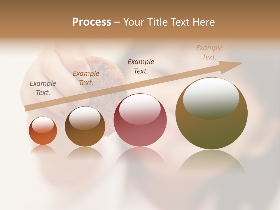 Happy Chocolate Cookie Snack PowerPoint Template