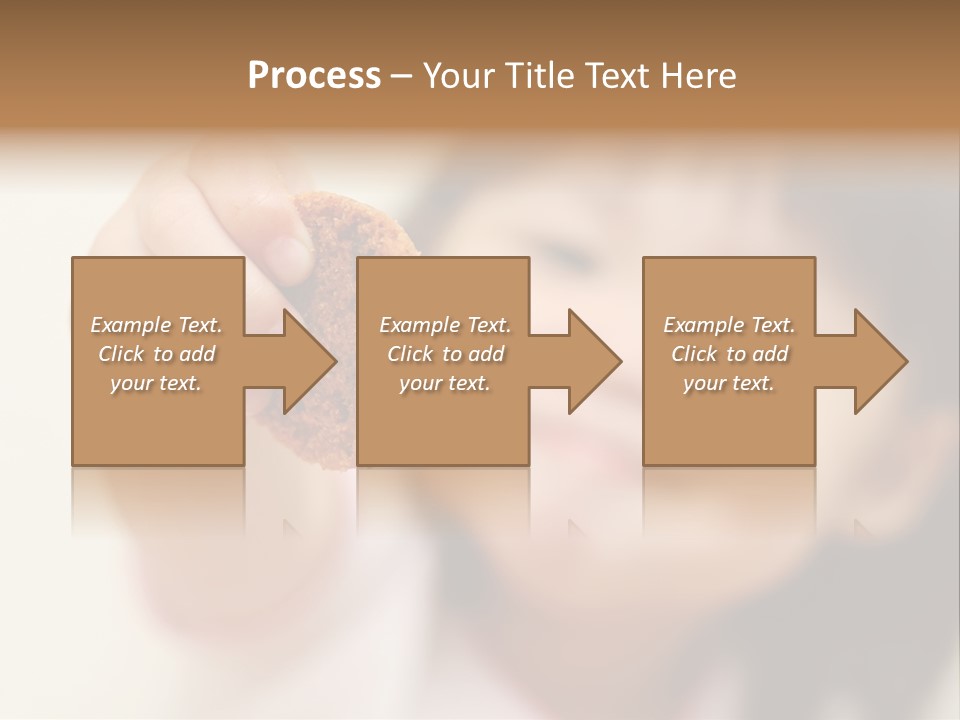 Happy Chocolate Cookie Snack PowerPoint Template