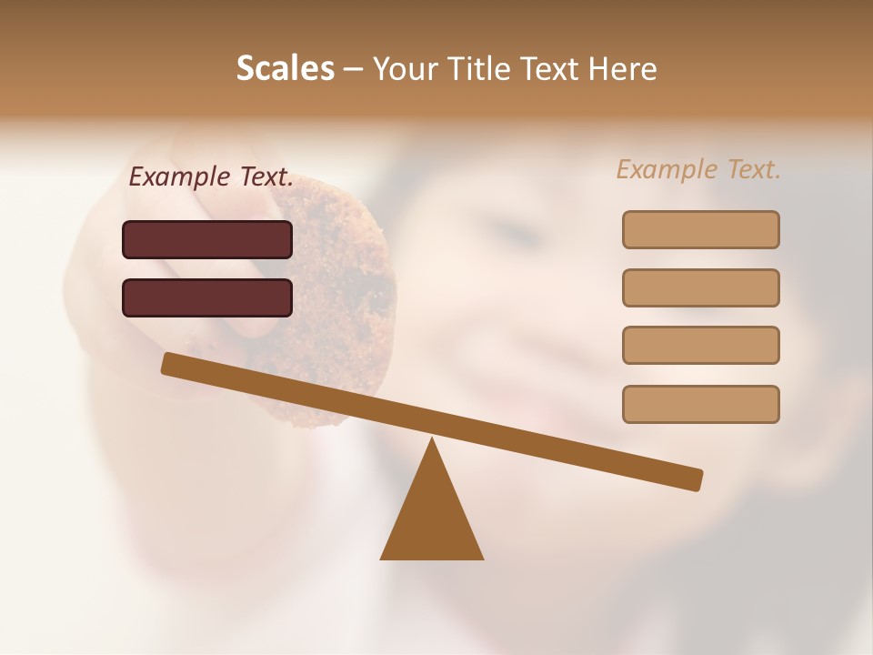 Happy Chocolate Cookie Snack PowerPoint Template