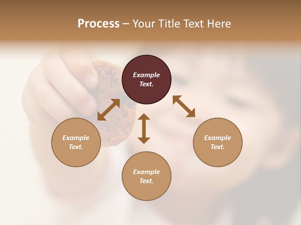 Happy Chocolate Cookie Snack PowerPoint Template