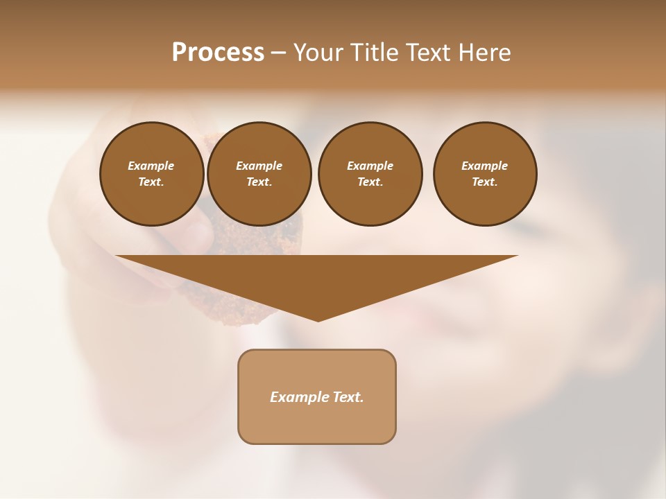Happy Chocolate Cookie Snack PowerPoint Template