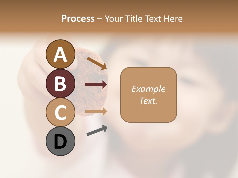 Happy Chocolate Cookie Snack PowerPoint Template