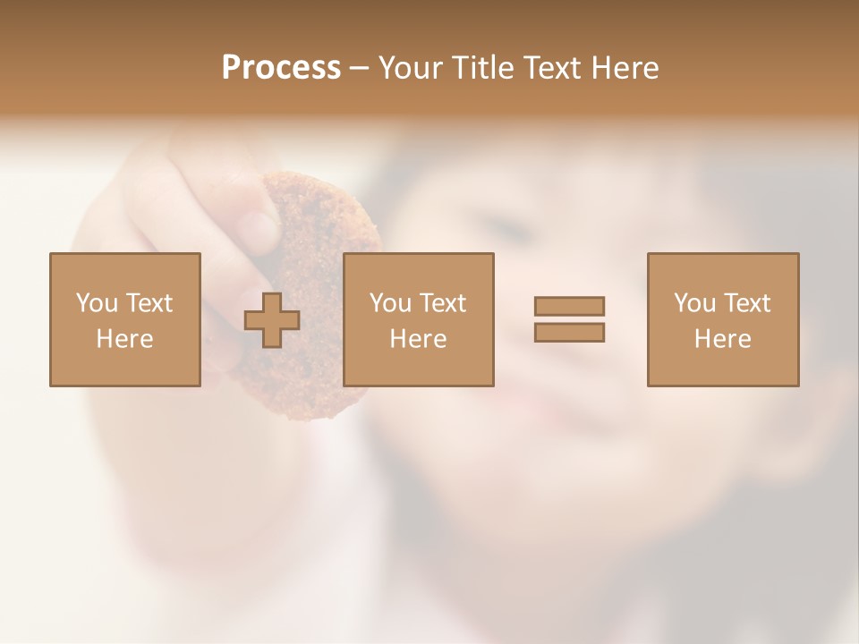 Happy Chocolate Cookie Snack PowerPoint Template
