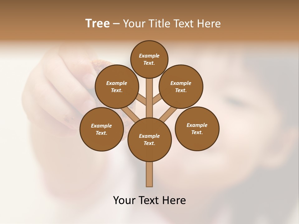 Happy Chocolate Cookie Snack PowerPoint Template