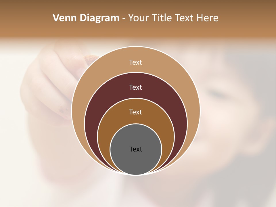 Happy Chocolate Cookie Snack PowerPoint Template