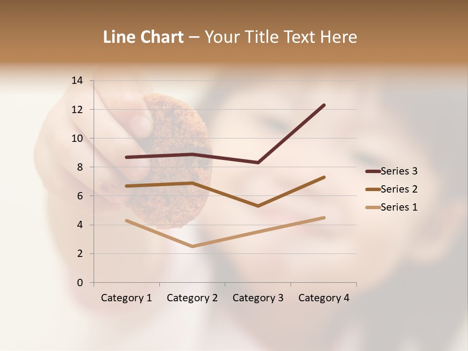 Happy Chocolate Cookie Snack PowerPoint Template