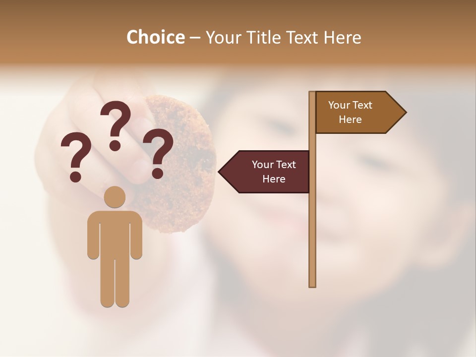 Happy Chocolate Cookie Snack PowerPoint Template