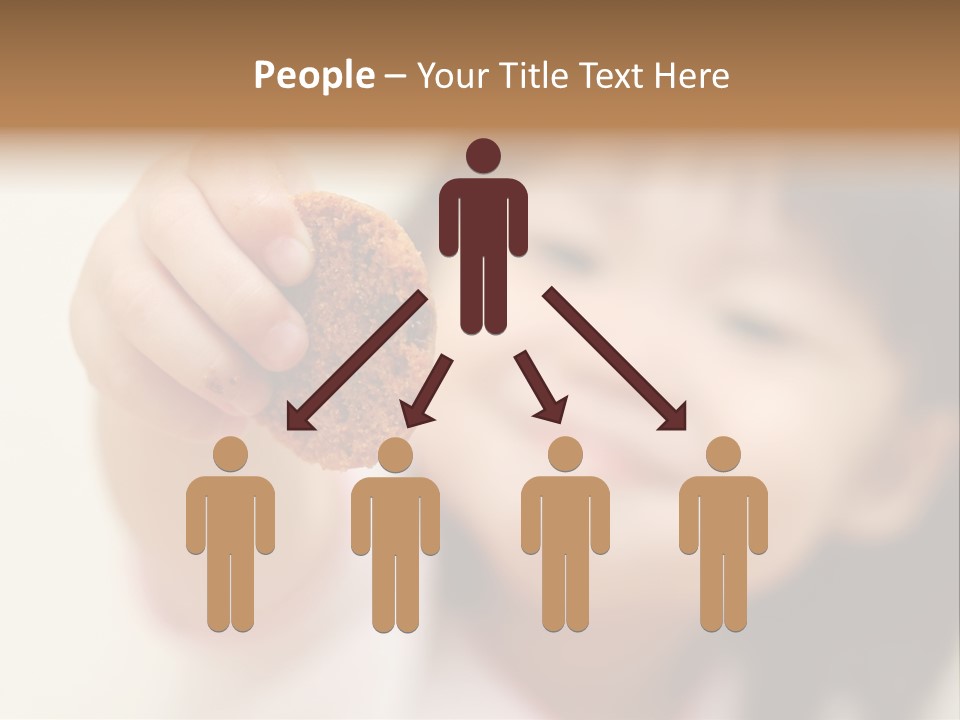 Happy Chocolate Cookie Snack PowerPoint Template