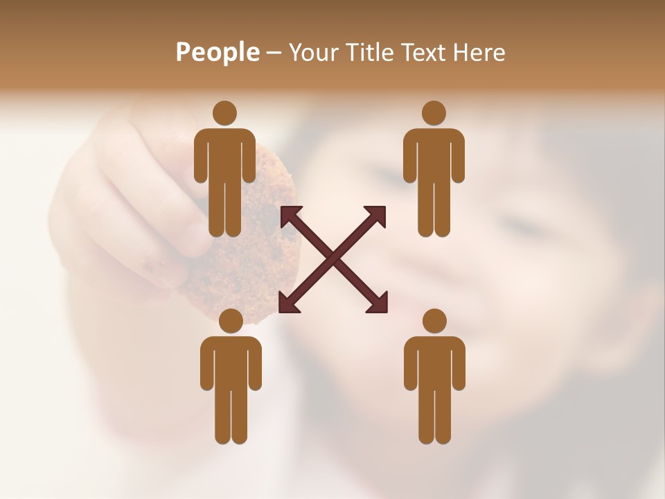 Happy Chocolate Cookie Snack PowerPoint Template