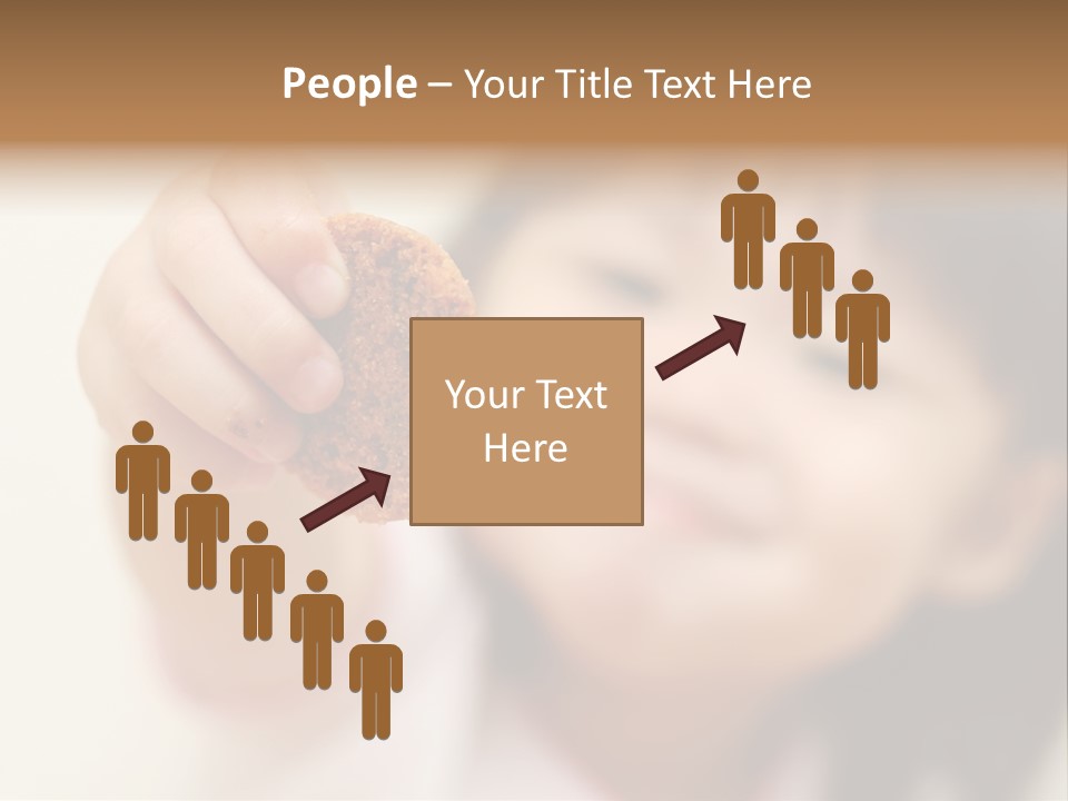 Happy Chocolate Cookie Snack PowerPoint Template