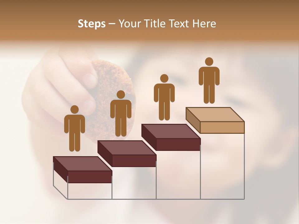 Happy Chocolate Cookie Snack PowerPoint Template
