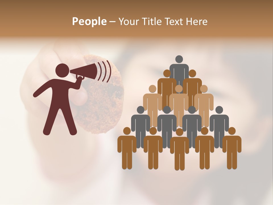 Happy Chocolate Cookie Snack PowerPoint Template