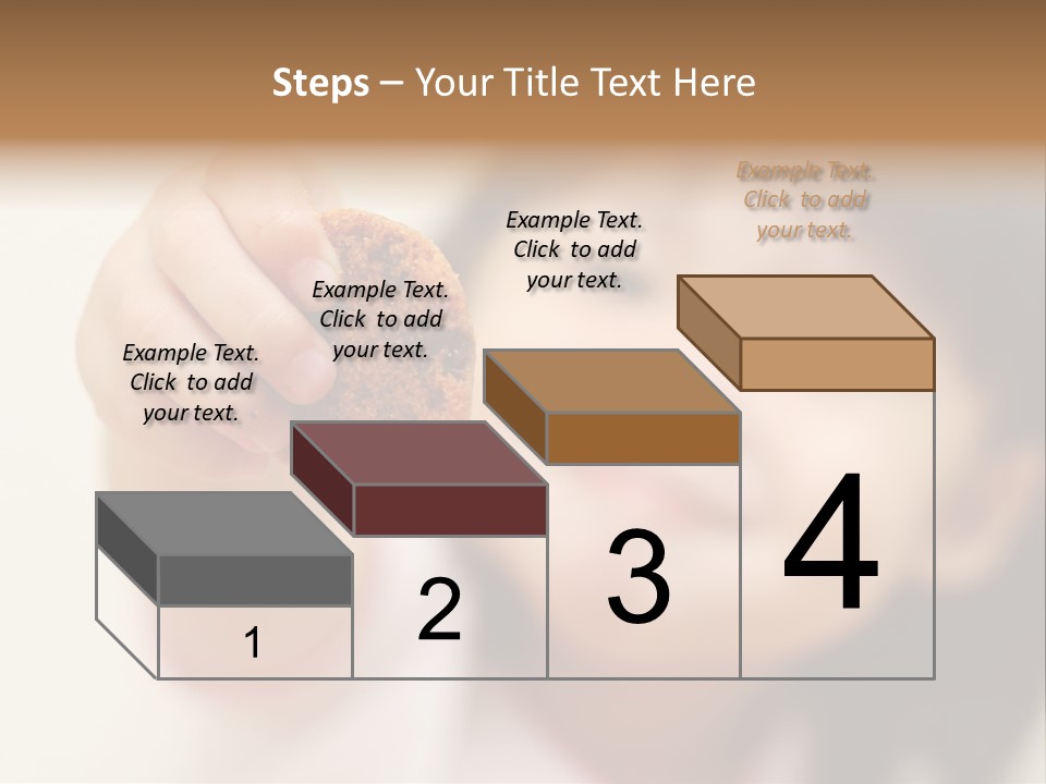 Happy Chocolate Cookie Snack PowerPoint Template