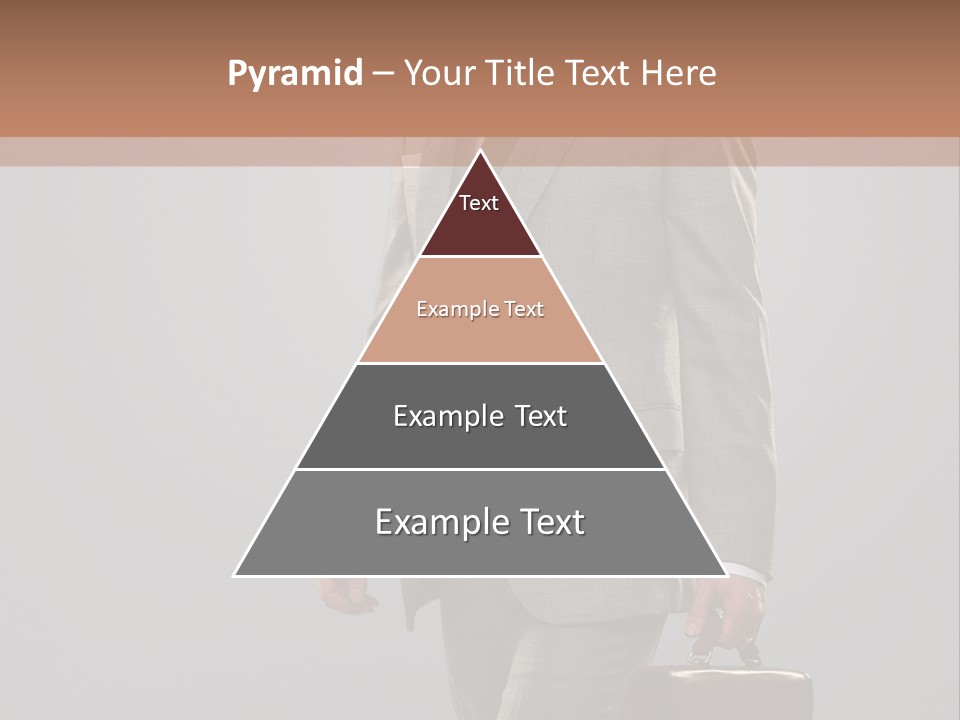 Brunette Briefcase Young PowerPoint Template