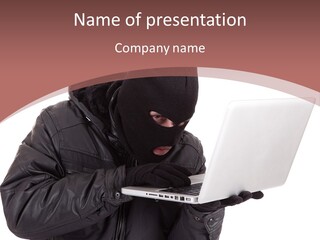 Steal Hacker Sneak PowerPoint Template