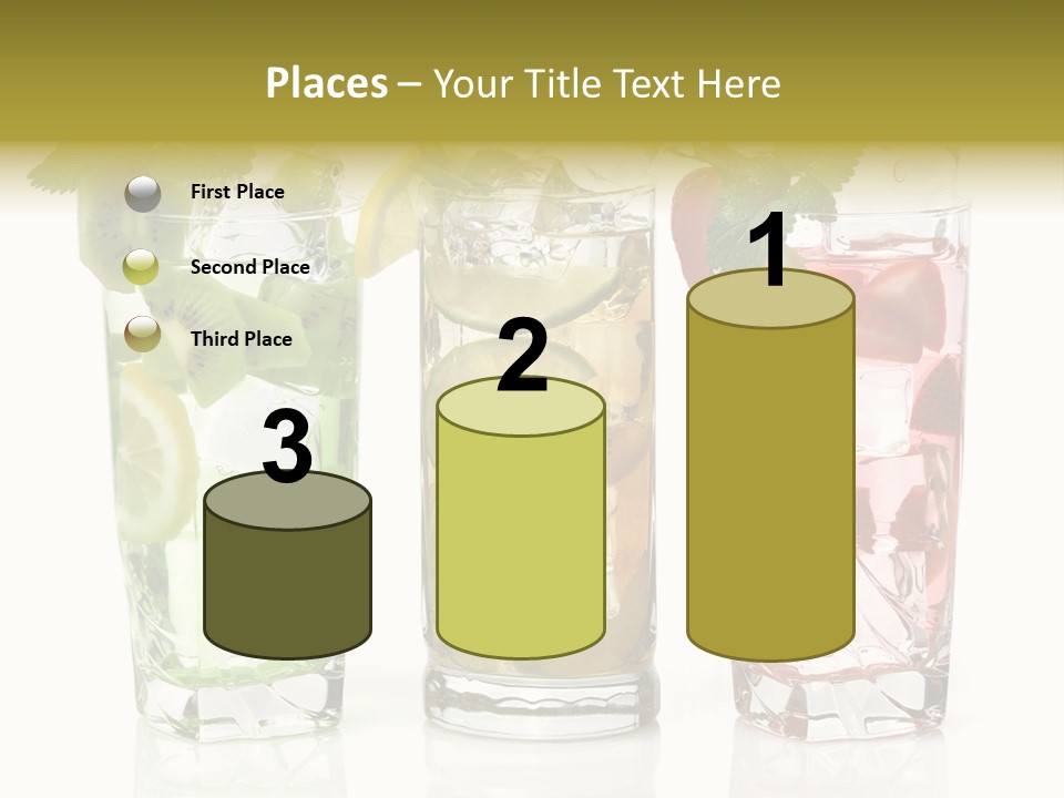 Assortment Fruit Refreshment PowerPoint Template