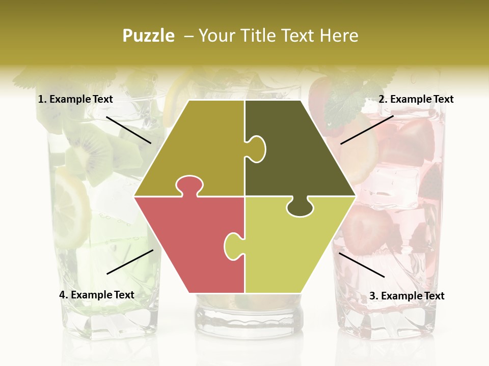 Assortment Fruit Refreshment PowerPoint Template