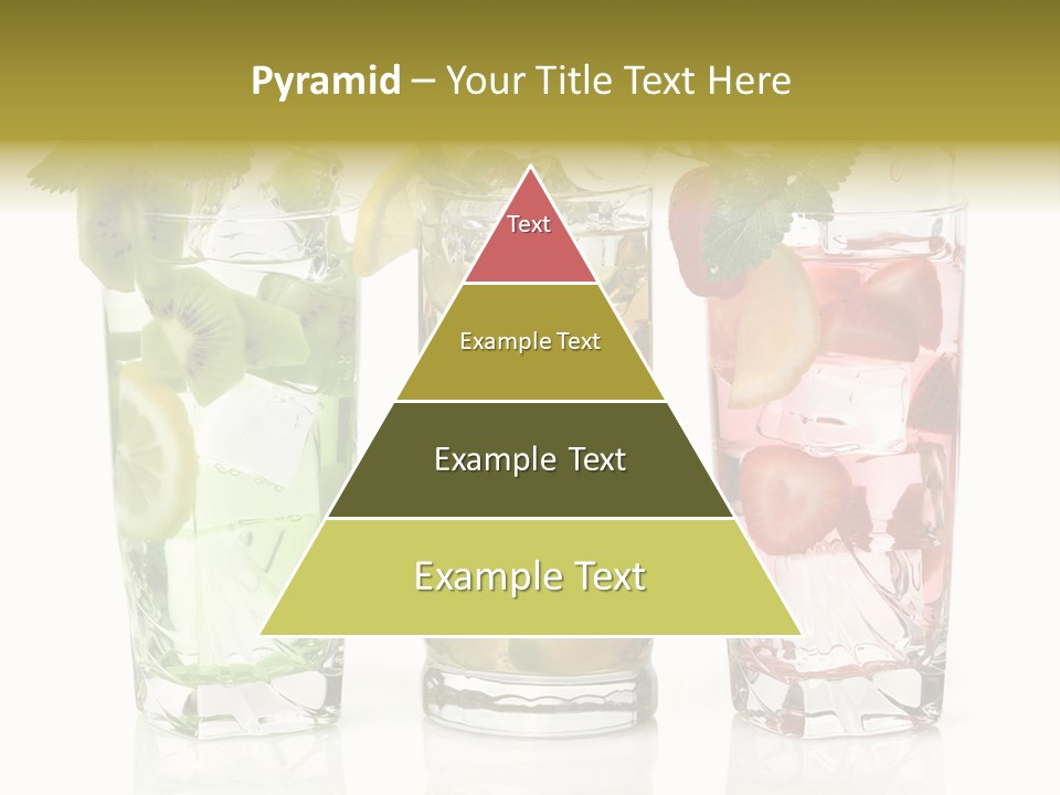 Assortment Fruit Refreshment PowerPoint Template