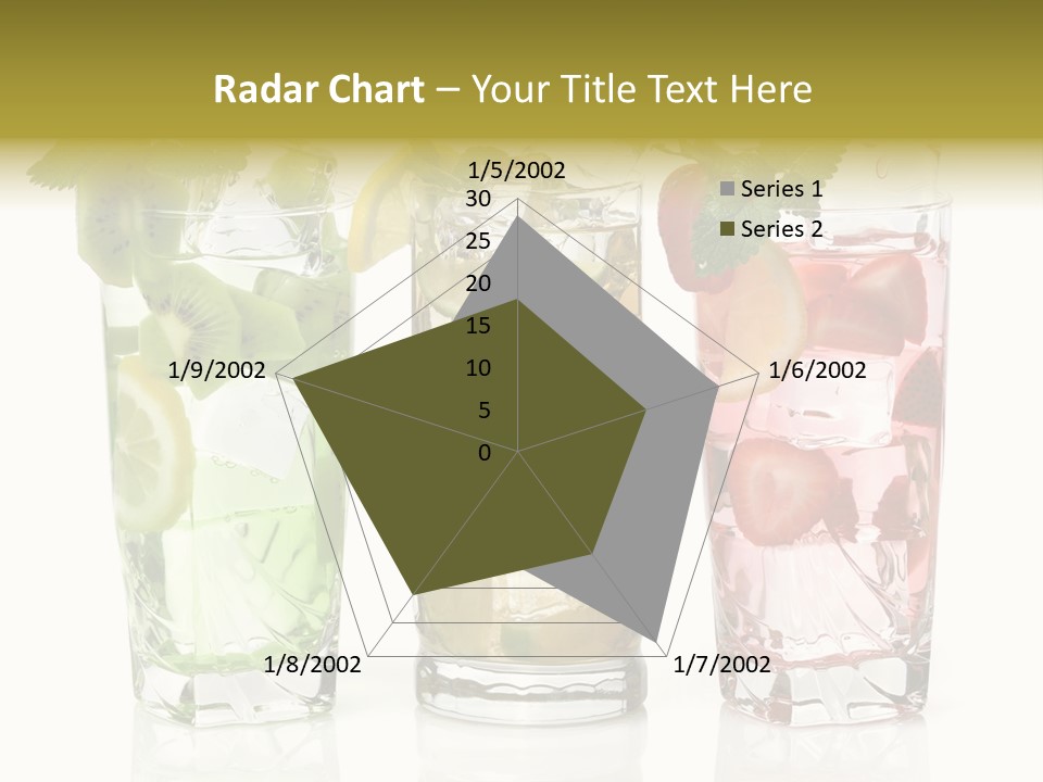 Assortment Fruit Refreshment PowerPoint Template