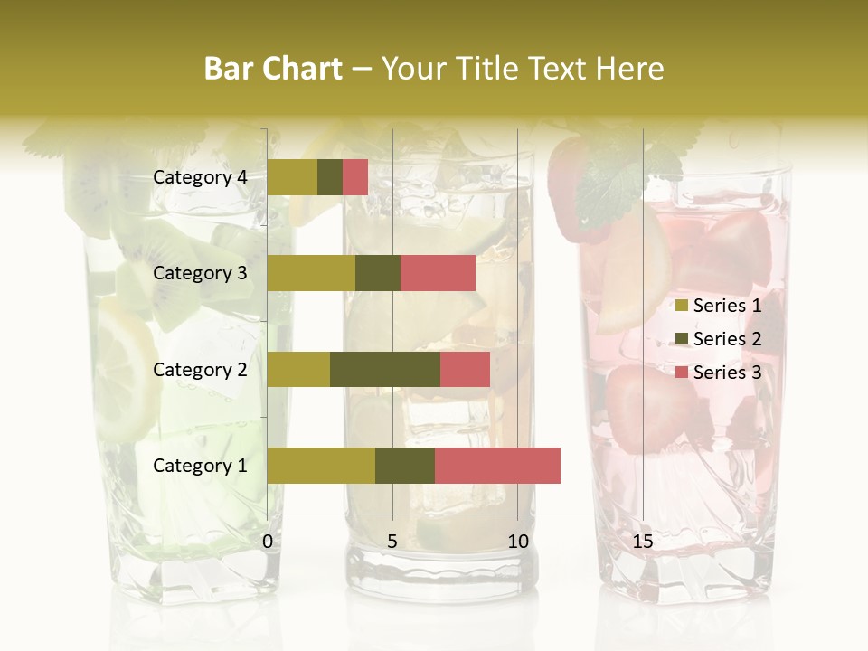 Assortment Fruit Refreshment PowerPoint Template