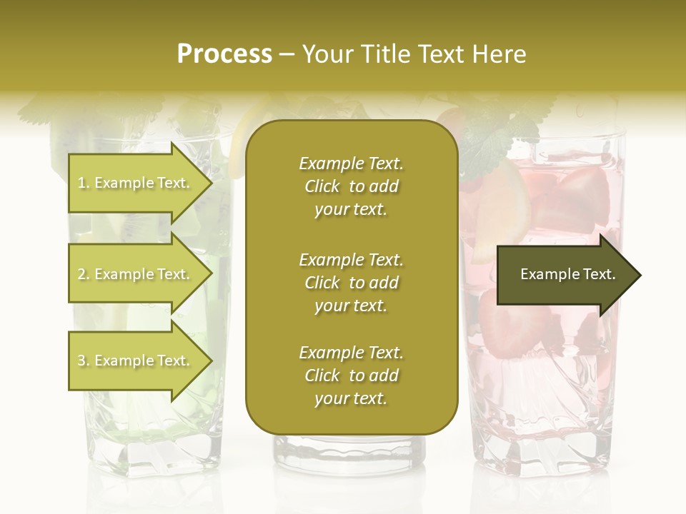 Assortment Fruit Refreshment PowerPoint Template