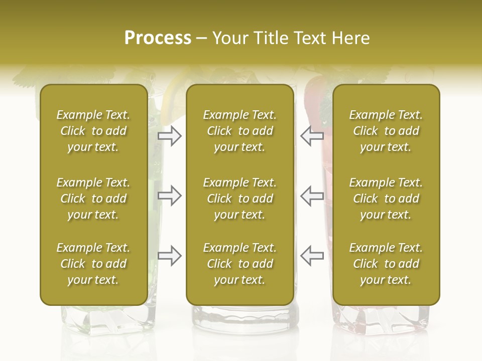 Assortment Fruit Refreshment PowerPoint Template