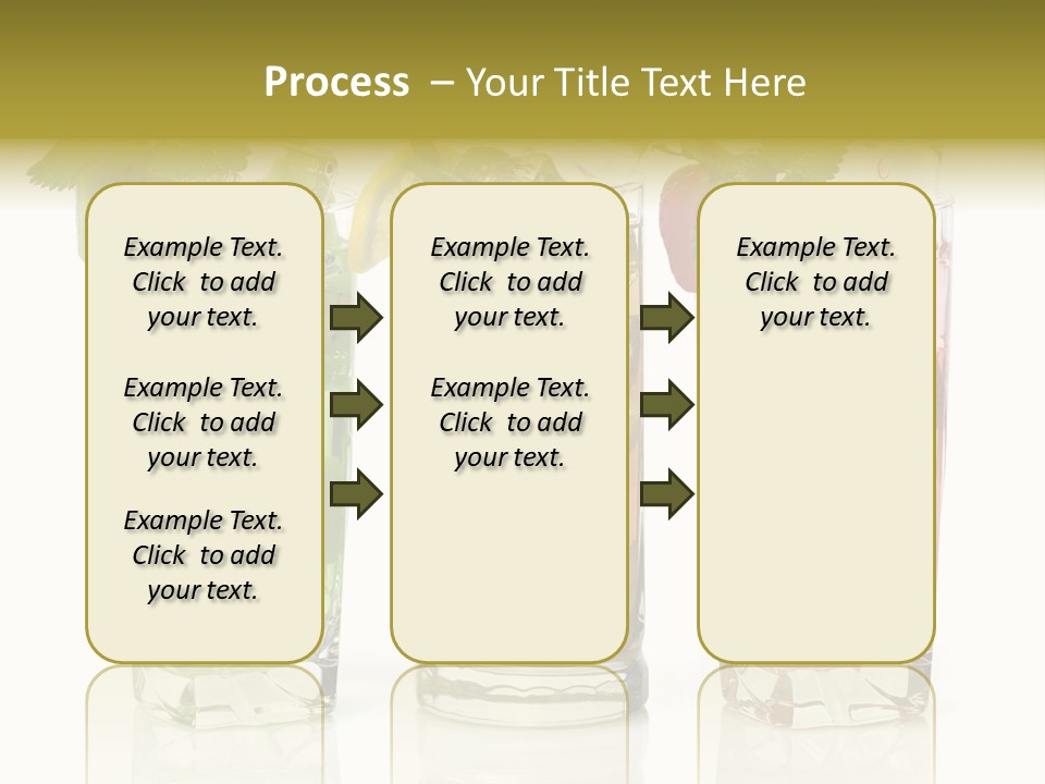 Assortment Fruit Refreshment PowerPoint Template