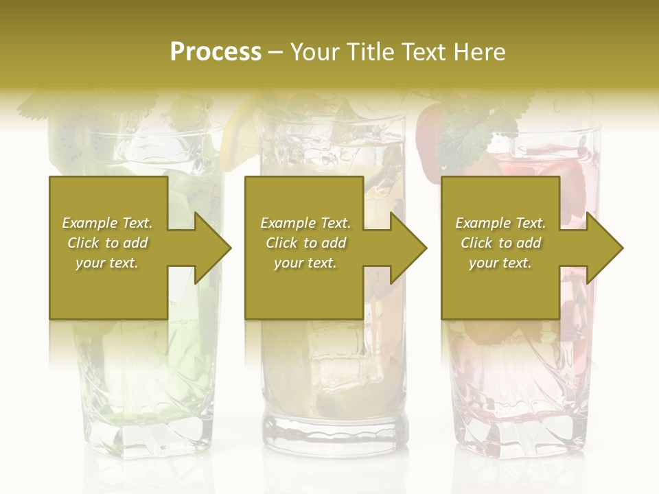 Assortment Fruit Refreshment PowerPoint Template