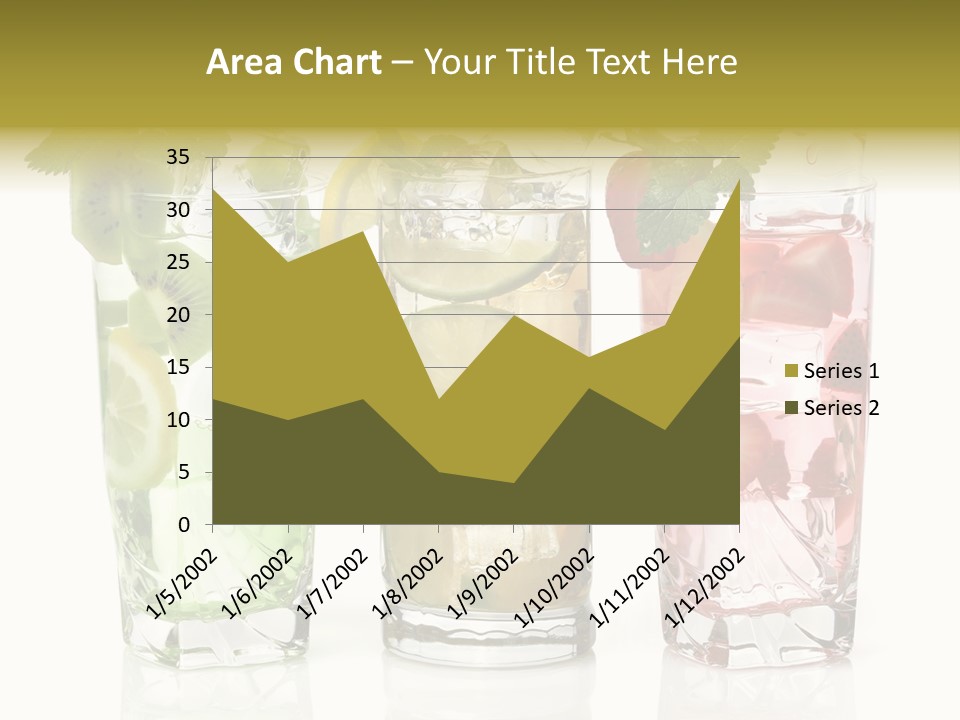 Assortment Fruit Refreshment PowerPoint Template