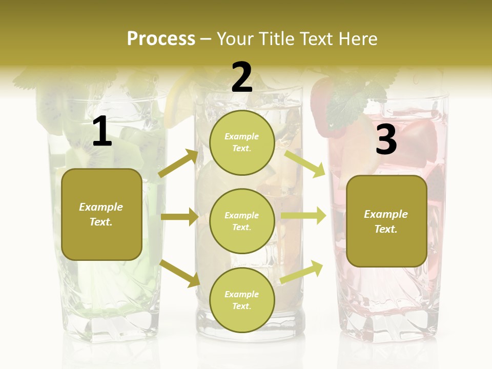 Assortment Fruit Refreshment PowerPoint Template