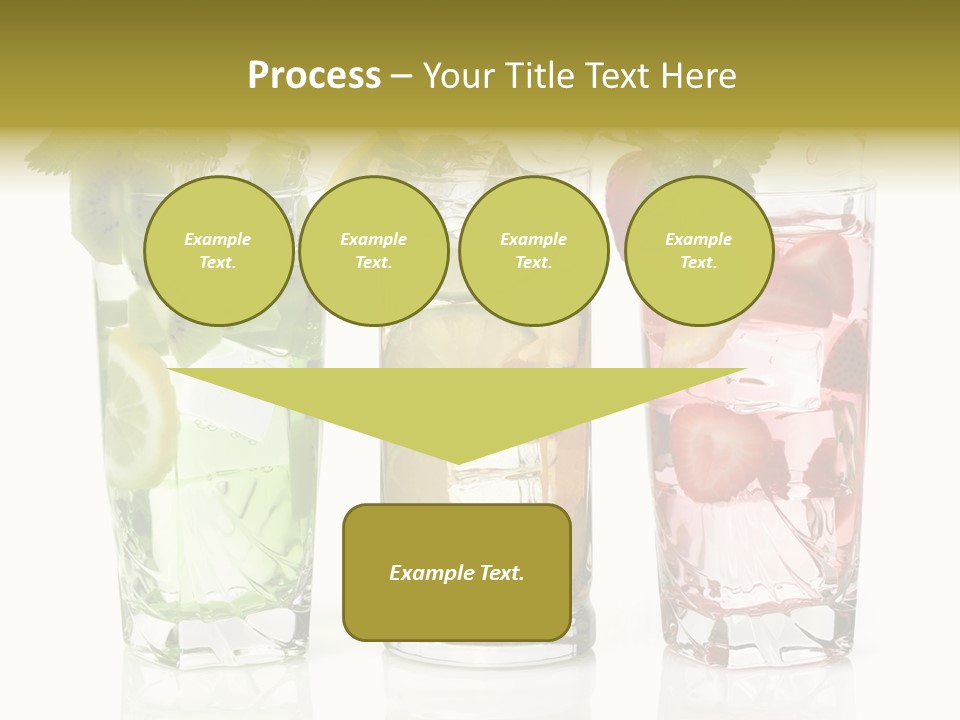 Assortment Fruit Refreshment PowerPoint Template