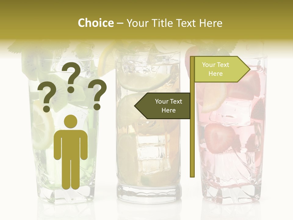 Assortment Fruit Refreshment PowerPoint Template