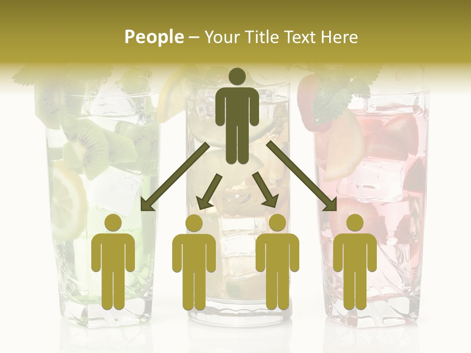 Assortment Fruit Refreshment PowerPoint Template