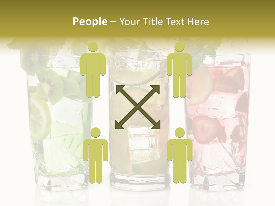 Assortment Fruit Refreshment PowerPoint Template