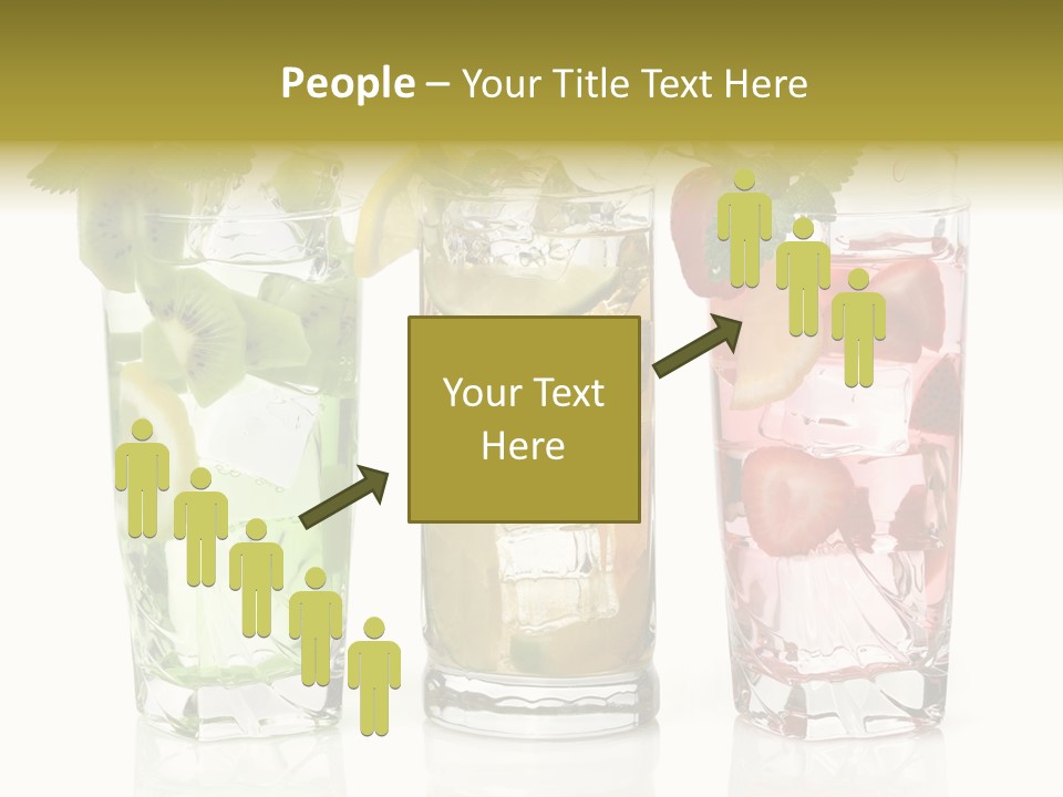 Assortment Fruit Refreshment PowerPoint Template