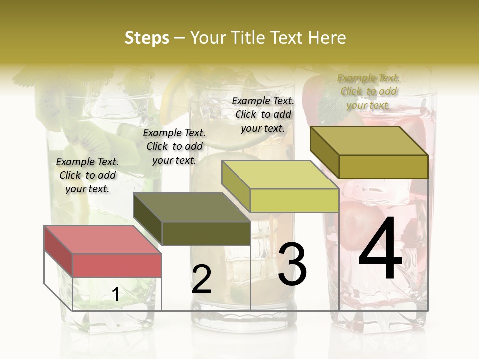 Assortment Fruit Refreshment PowerPoint Template