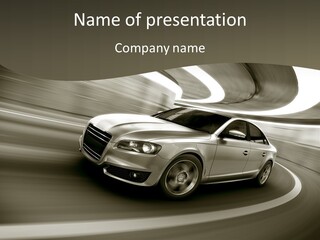Speed Motion Design PowerPoint Template