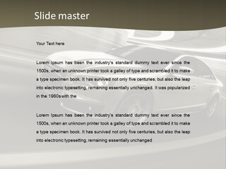 Speed Motion Design PowerPoint Template