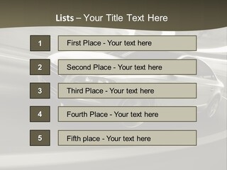 Speed Motion Design PowerPoint Template