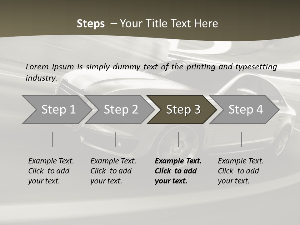 Speed Motion Design PowerPoint Template