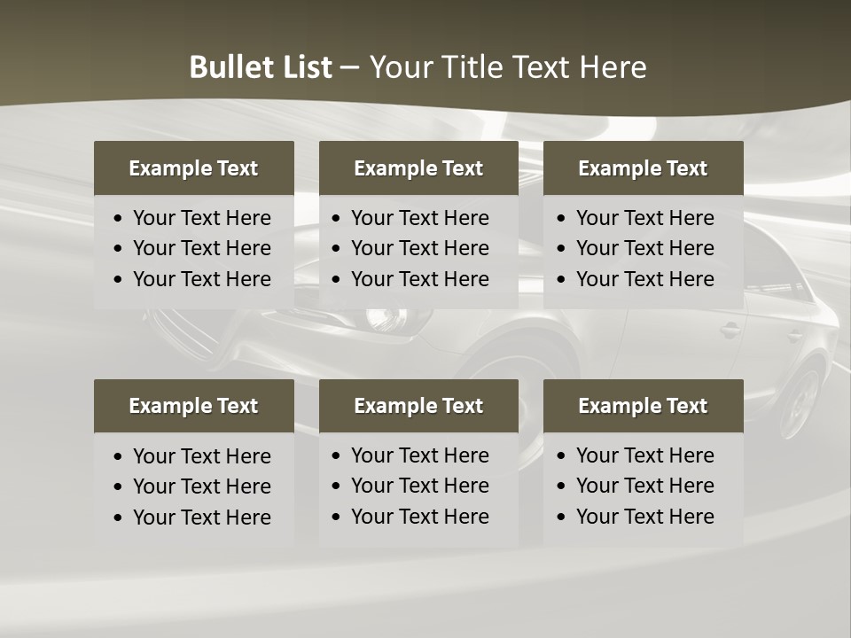 Speed Motion Design PowerPoint Template
