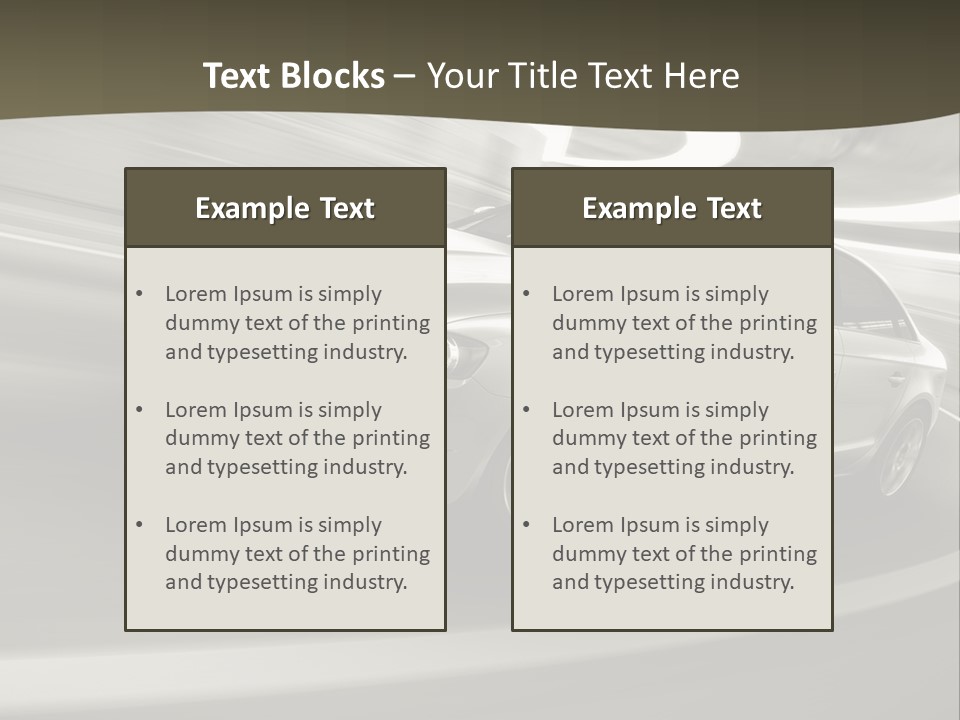 Speed Motion Design PowerPoint Template