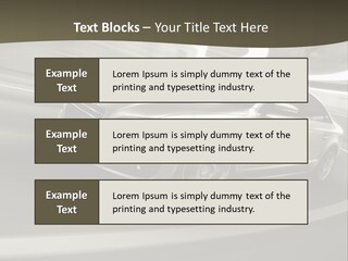 Speed Motion Design PowerPoint Template