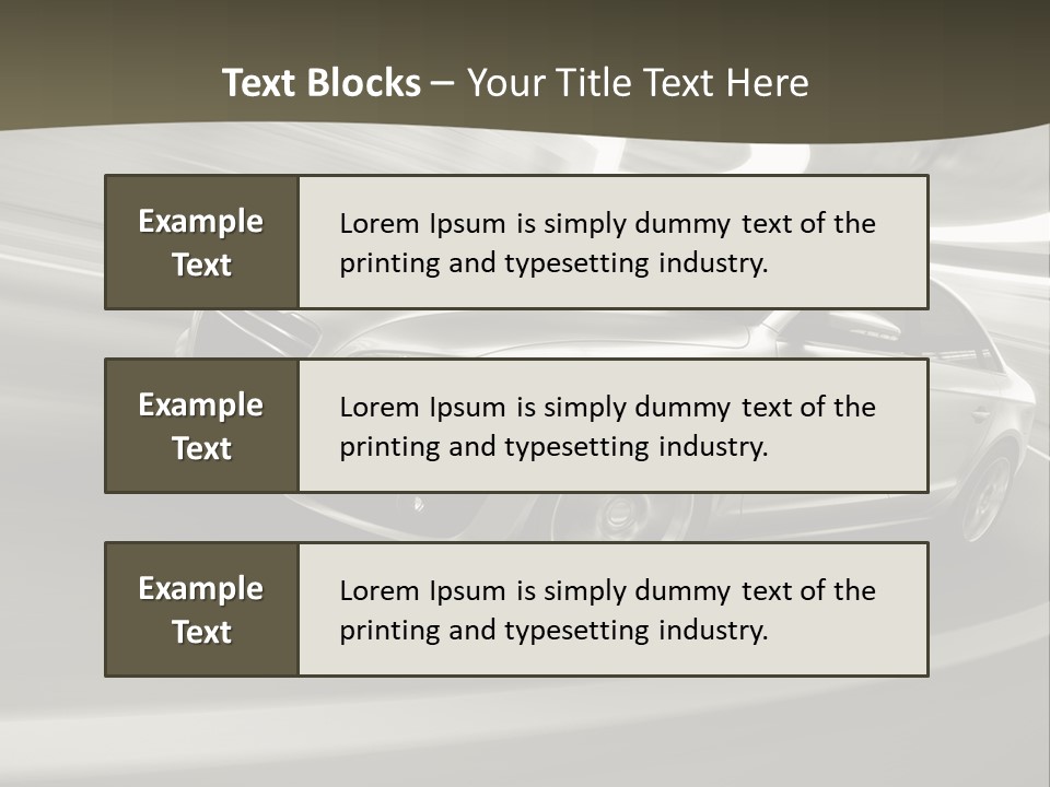 Speed Motion Design PowerPoint Template
